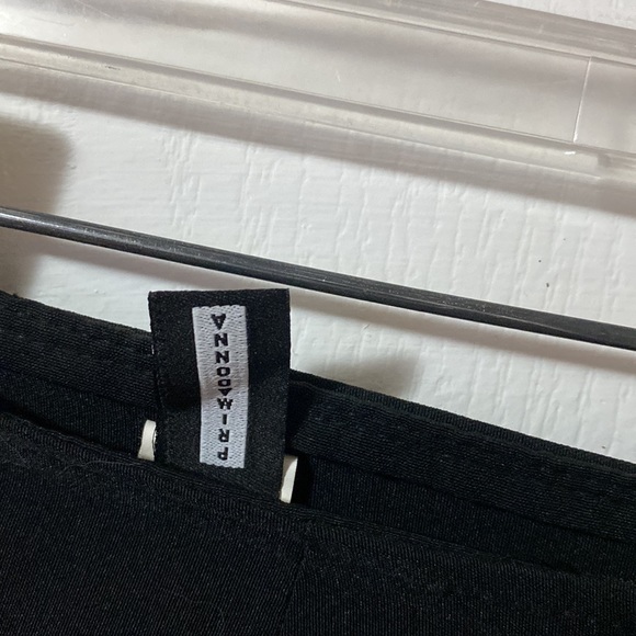 Primadonna black pencil skirt with side slits size 3/4 - Picture 4 of 7
